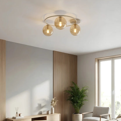 Emibig Sopra Taklampa 3-ljus Ø47 cm, Beige
