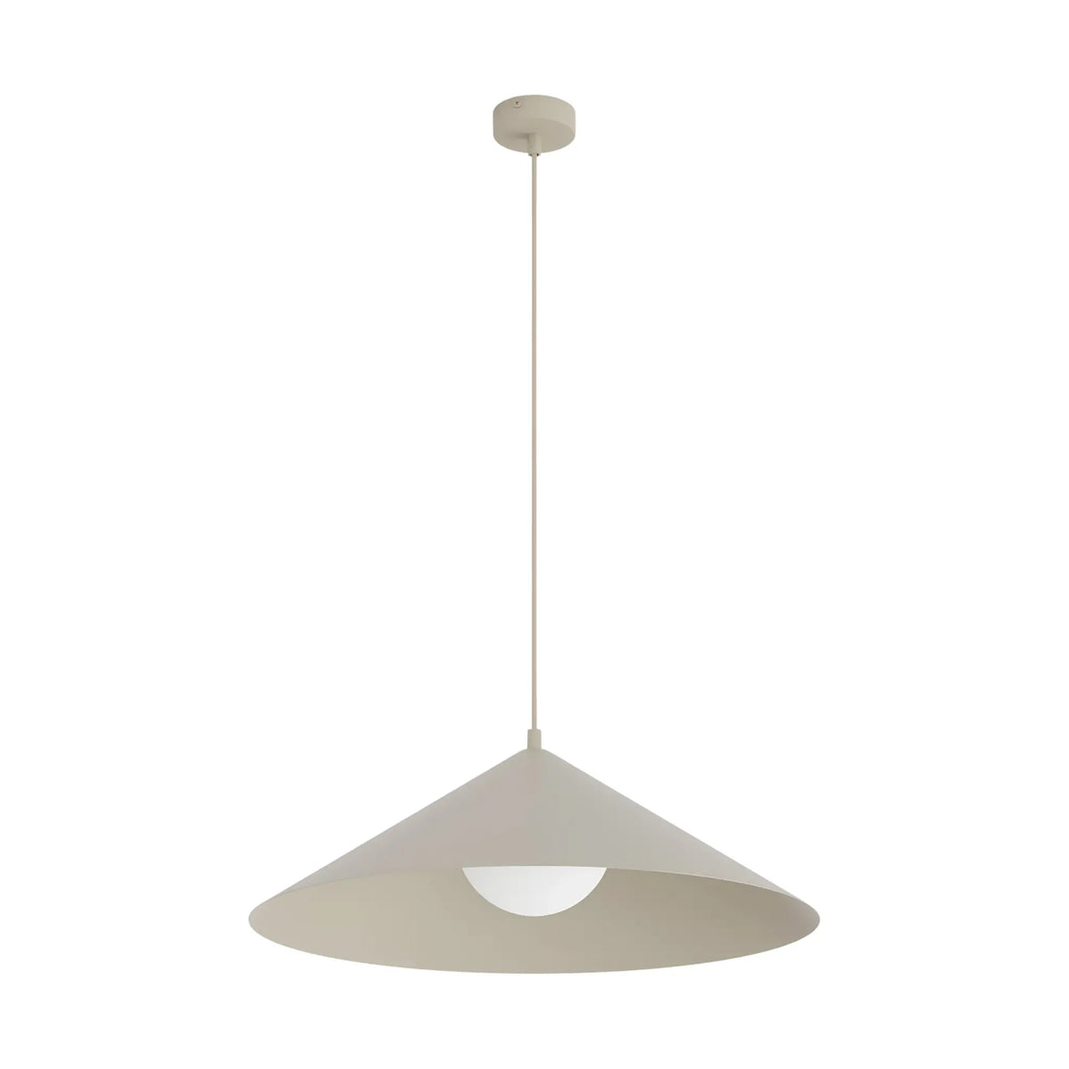 Emibig Mono Pendellampa Ø50 cm, Beige