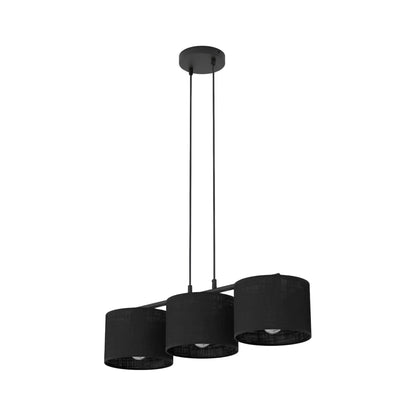 Emibig Eco Pendellampa 3-ljus 70x20 cm, Svart