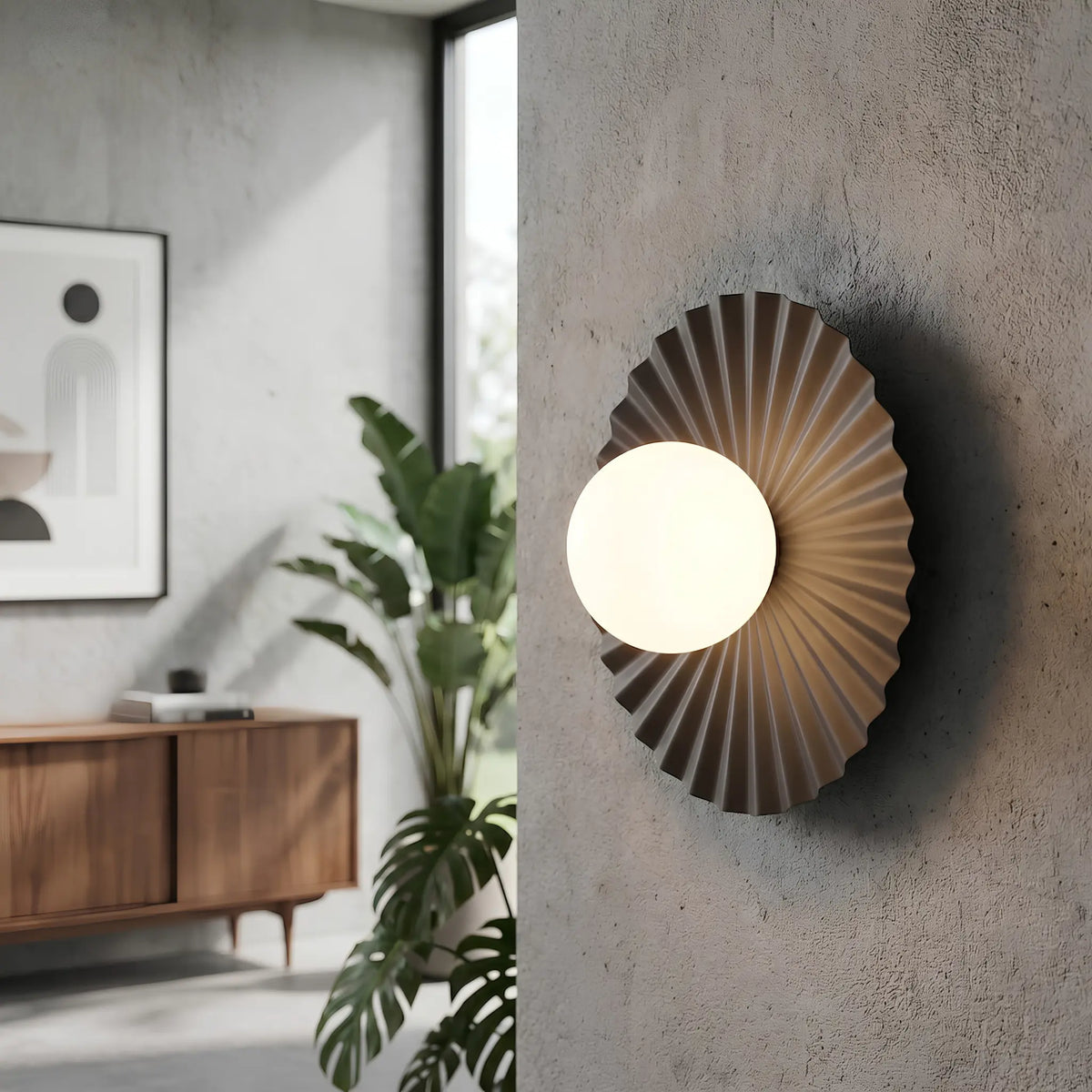 Emibig Umbra Vägglampa 25x25 cm, Svart
