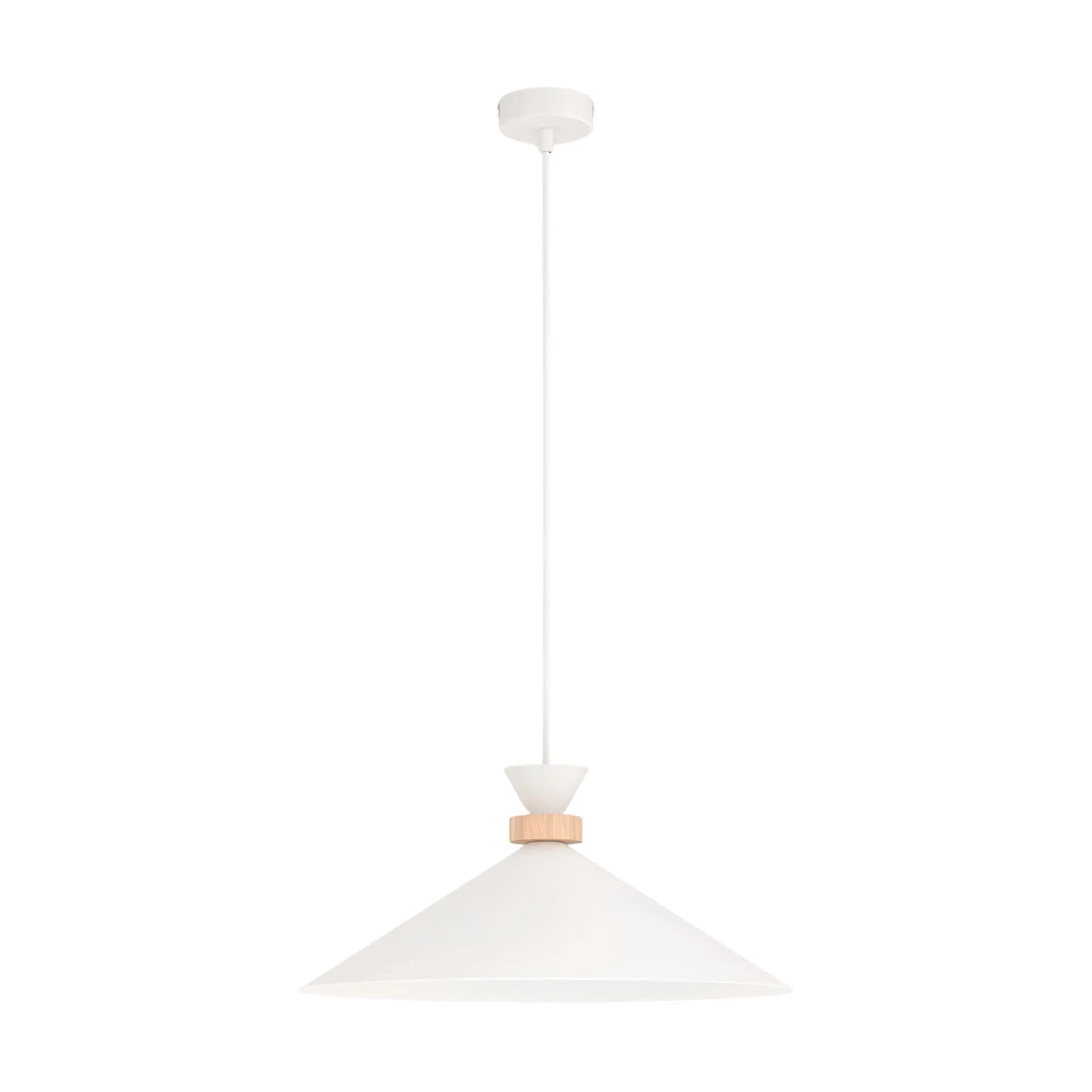 Emibig Olivo Pendellampa Ø40 cm, Vit