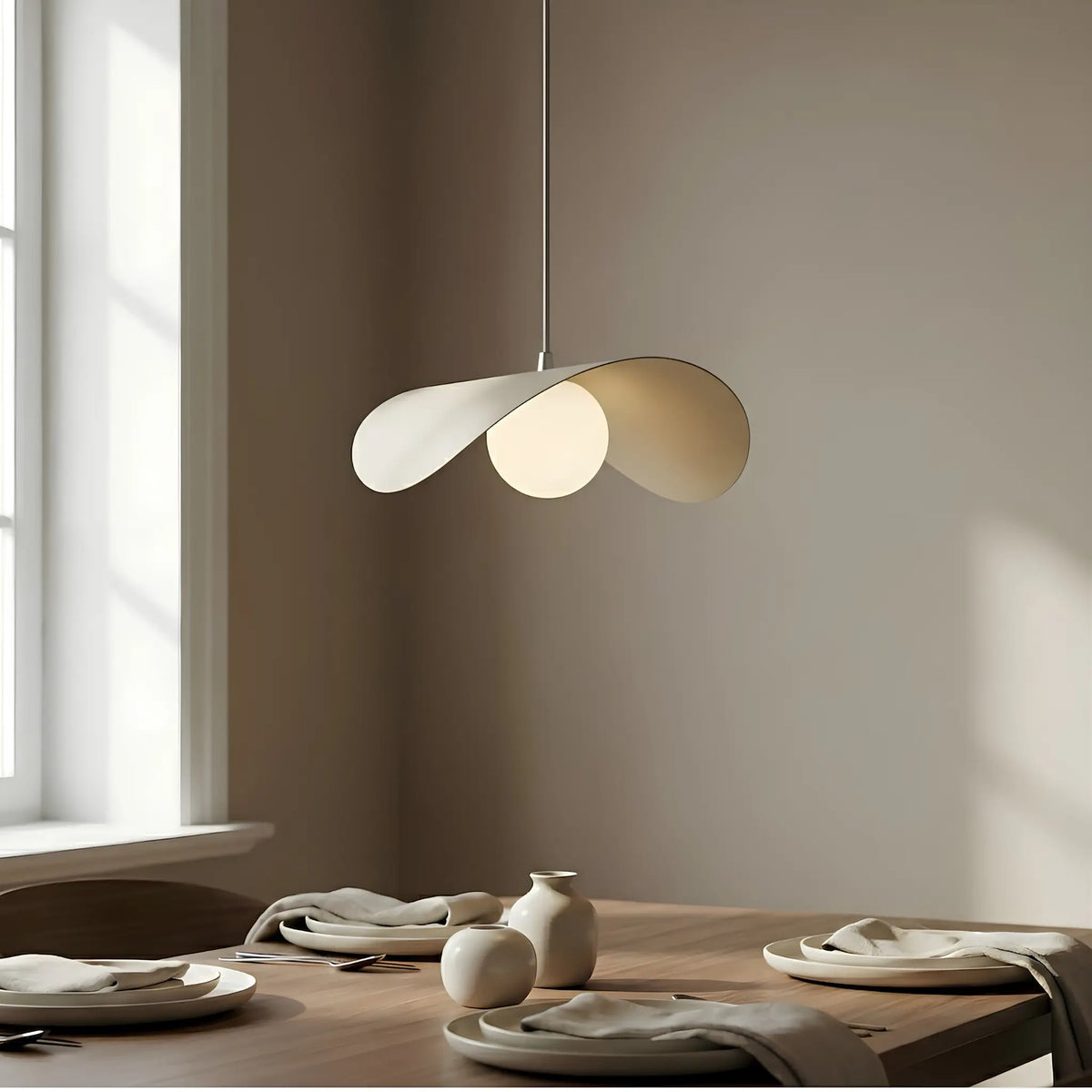 Emibig Ritual Pendellampa Ø30 cm, Beige