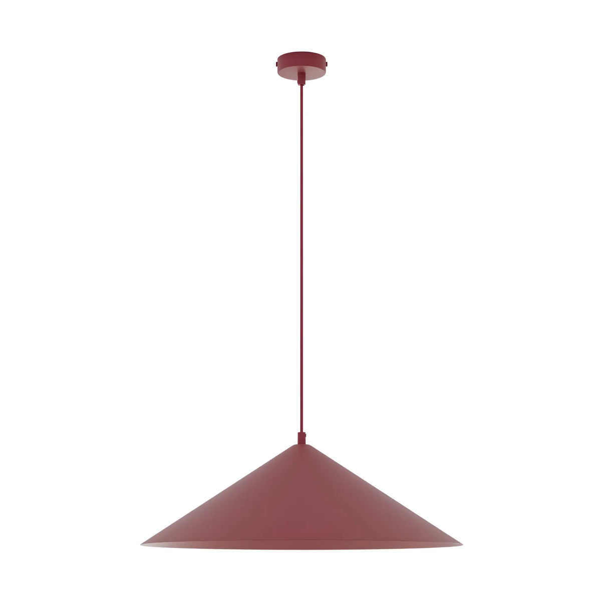 Emibig Mono Pendellampa Ø50 cm, Vinröd