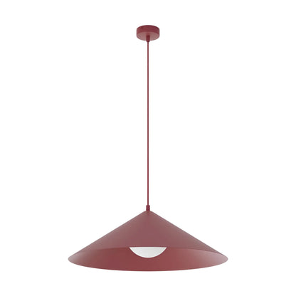 Emibig Mono Pendellampa Ø50 cm, Vinröd