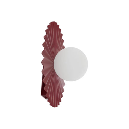 Emibig Umbra Vägglampa 25x25 cm, Vinröd