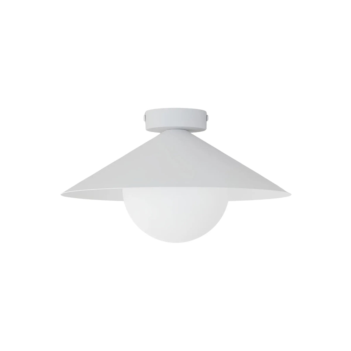 Emibig Mono Taklampa Ø30 cm, Vit