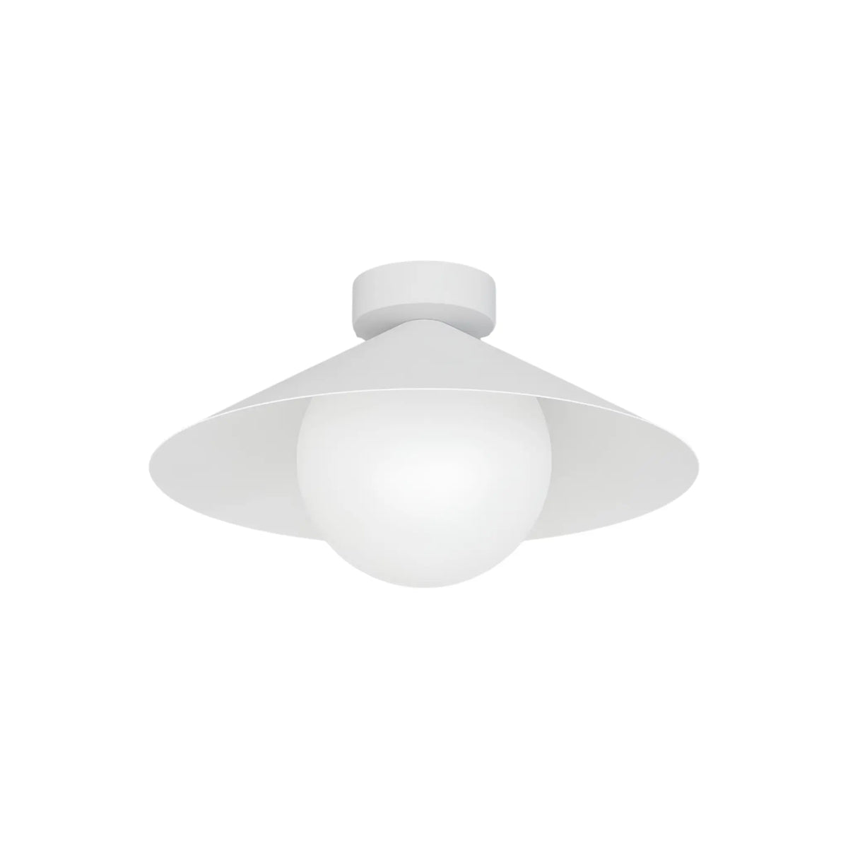 Emibig Mono Taklampa Ø30 cm, Vit