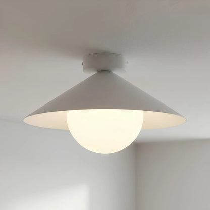 Emibig Mono Taklampa Ø30 cm, Vit