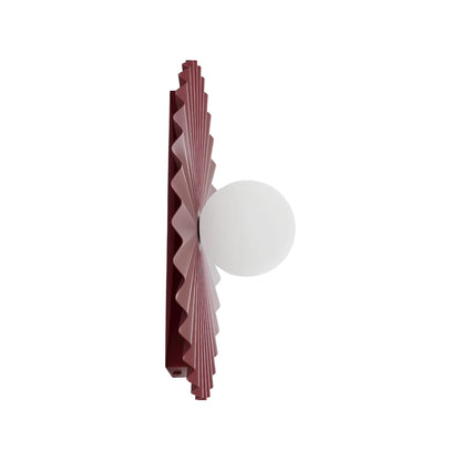 Emibig Umbra Vägglampa 35x35 cm, Vinröd