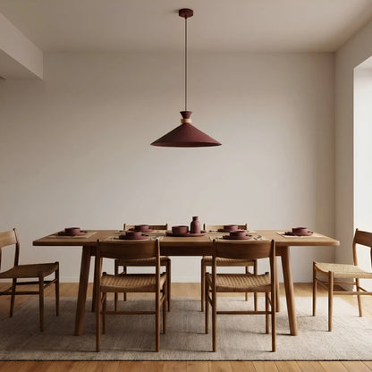 Emibig Olivo Pendellampa Ø40 cm, Vinröd