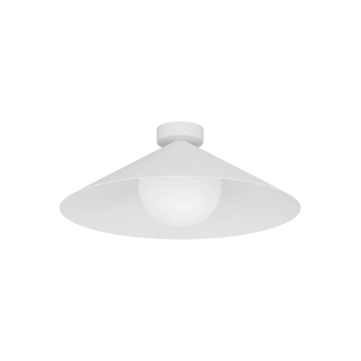 Emibig Mono Taklampa Ø40 cm, Vit