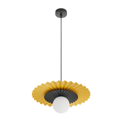 Emibig Umbra Pendellampa Ø35 cm, Svart/Orange
