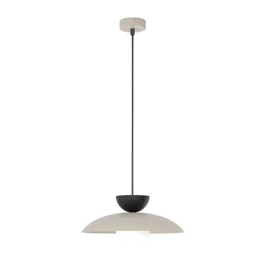 Emibig Mulan Pendellampa Ø30 cm, Beige/Svart