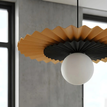 Emibig Umbra Pendellampa Ø35 cm, Svart/Orange