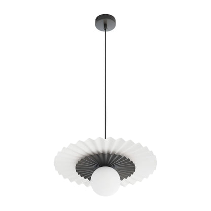 Emibig Umbra Pendellampa Ø35 cm, Svart/Vit