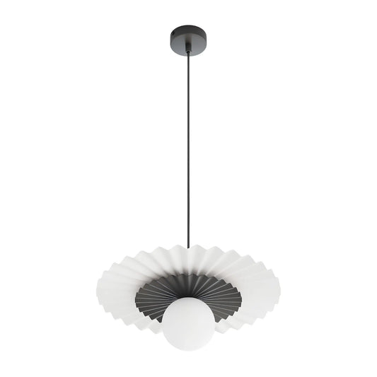 Emibig Umbra Pendellampa Ø35 cm, Svart/Vit