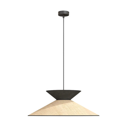 Emibig Softa Pendellampa Ø50 cm, Svart/Beige