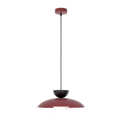 Emibig Mulan Pendellampa Ø30 cm, Vinröd/Svart