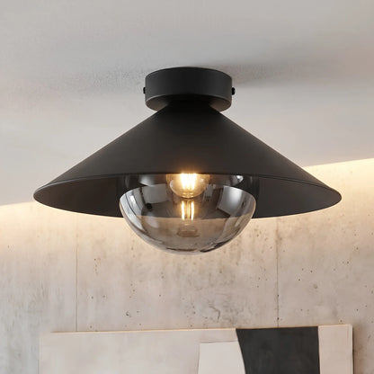 Emibig Mono Taklampa Ø30 cm, Svart