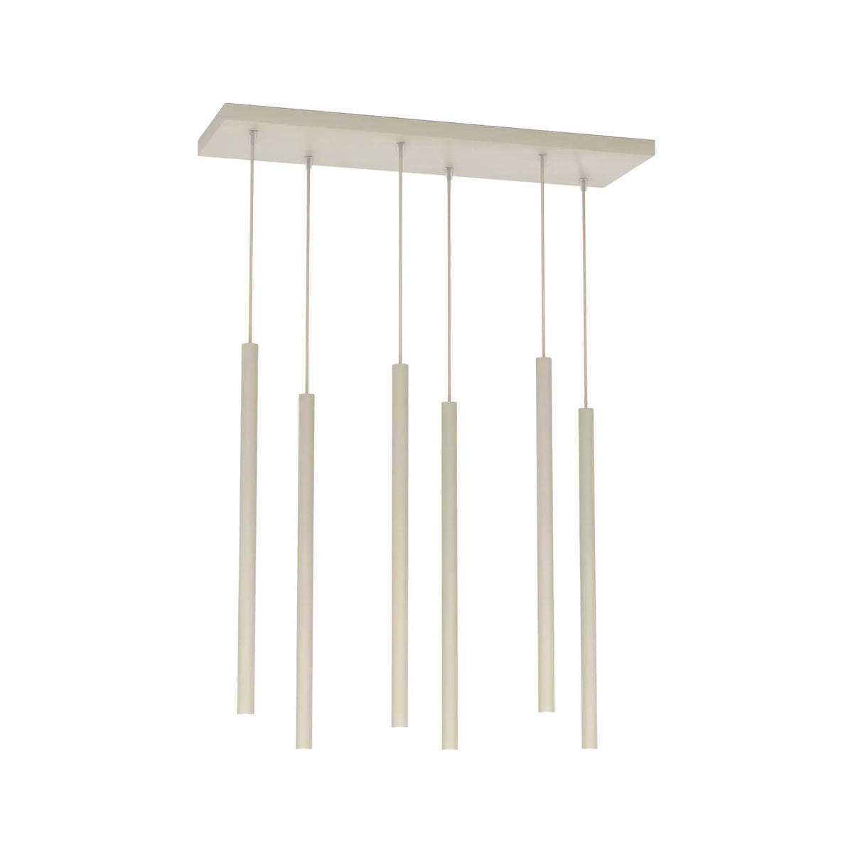 Emibig Selter Pendellampa 6-ljus 59x22 cm, Beige