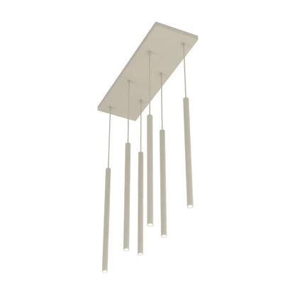 Emibig Selter Pendellampa 6-ljus 59x22 cm, Beige