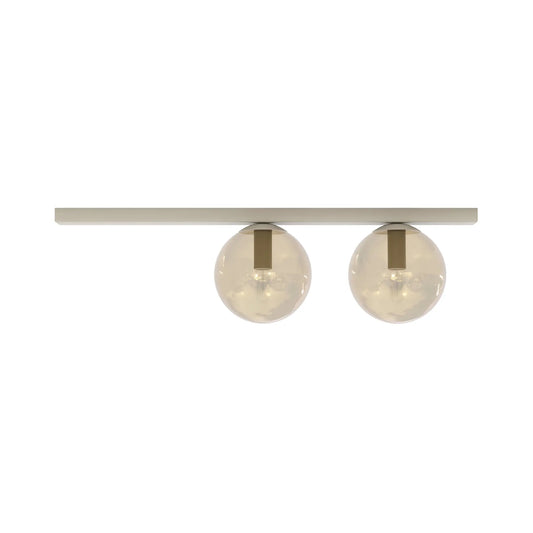 Emibig Fit Taklampa 2-ljus 60x14 cm, Beige