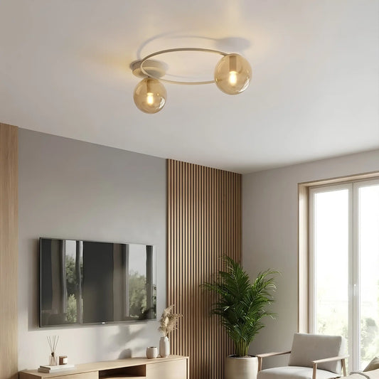 Emibig Sopra Taklampa 2-ljus Ø47 cm, Beige