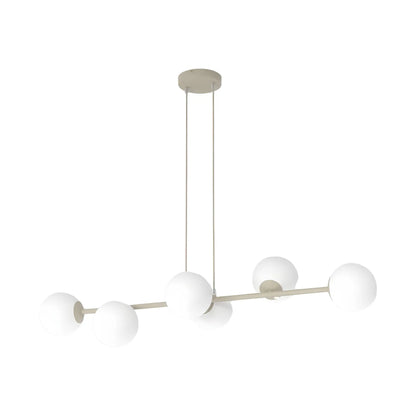 Emibig Magnus Pendellampa 6-ljus 110x30 cm, Beige