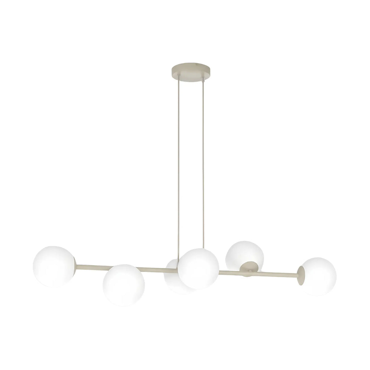 Emibig Magnus Pendellampa 6-ljus 110x30 cm, Beige