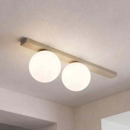 Emibig Fit Taklampa 2-ljus 60x14 cm, Beige