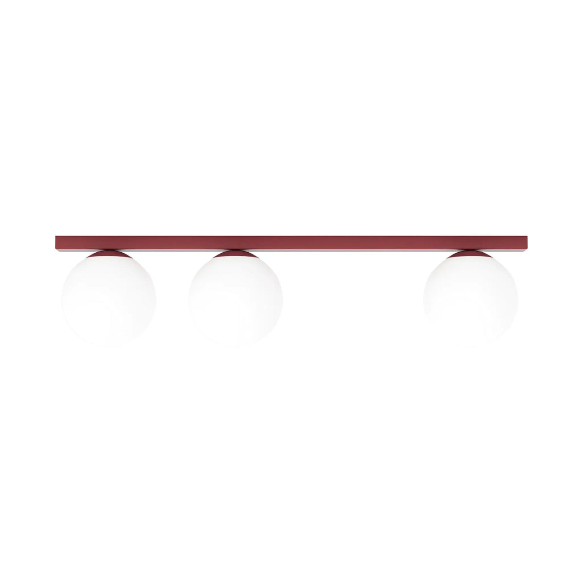 Emibig Fit Taklampa 3-ljus 70x14 cm, Vinröd