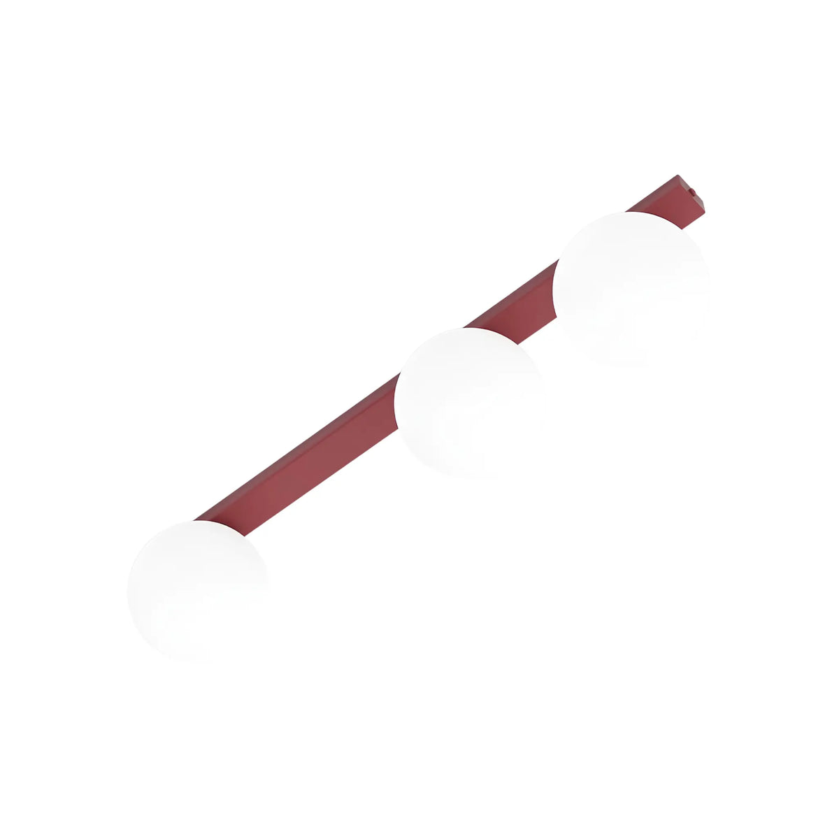 Emibig Fit Taklampa 3-ljus 70x14 cm, Vinröd