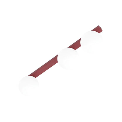 Emibig Fit Taklampa 3-ljus 70x14 cm, Vinröd