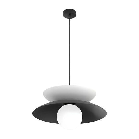 Emibig Nagoya Pendellampa Ø41 cm, Svart/Vit