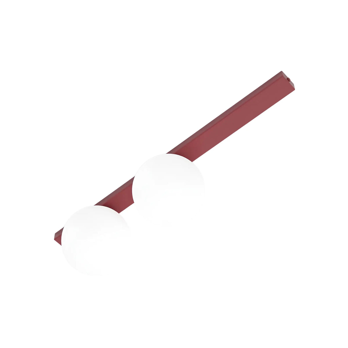 Emibig Fit Taklampa 2-ljus 60x14 cm, Vinröd