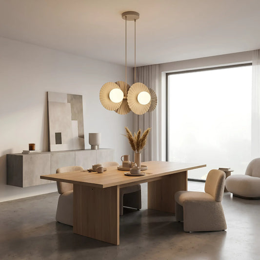 Emibig Umbra Pendellampa 4-ljus 59x20 cm, Beige