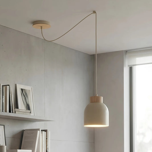 Emibig Kru Pendellampa, Beige