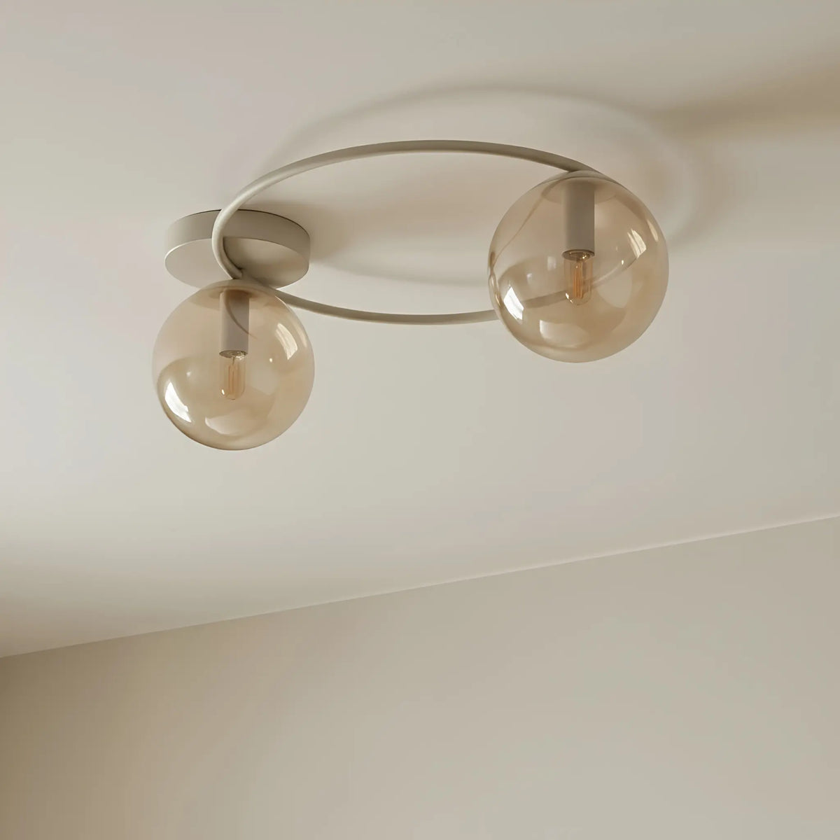 Emibig Sopra Taklampa 2-ljus Ø47 cm, Beige