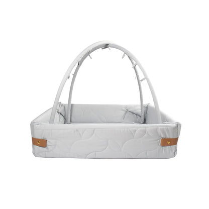 Filibabba Aktivitetsnest Mjuk Quilt, Pearl Blue