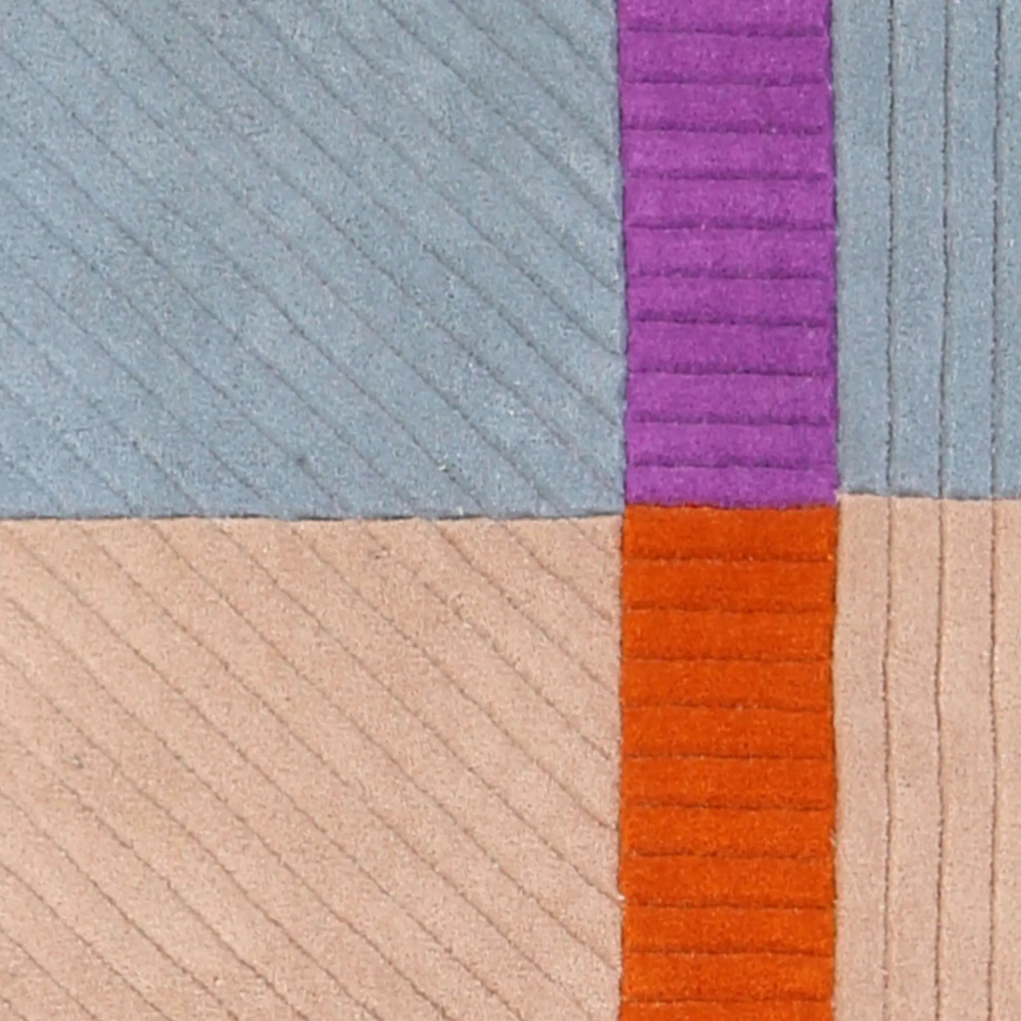 Finarte Akaatti Matta 170x170 cm, Beige/Blå