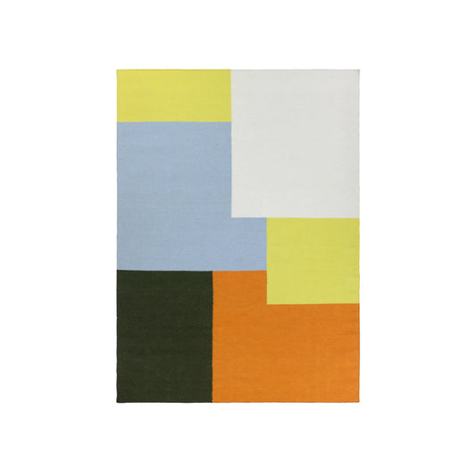 Finarte Kortteli Matta 200x300 cm, Gul