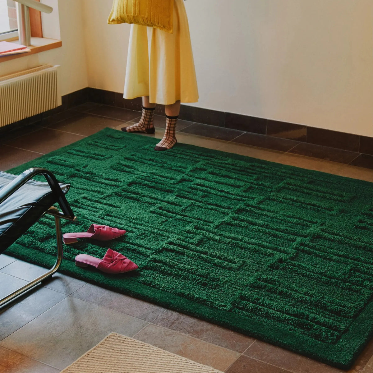 Finarte Tobevi Matta 90x200 cm, Green