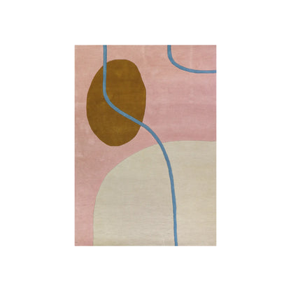 Finarte Ruukku Matta 160x230 cm, Rosa/Beige