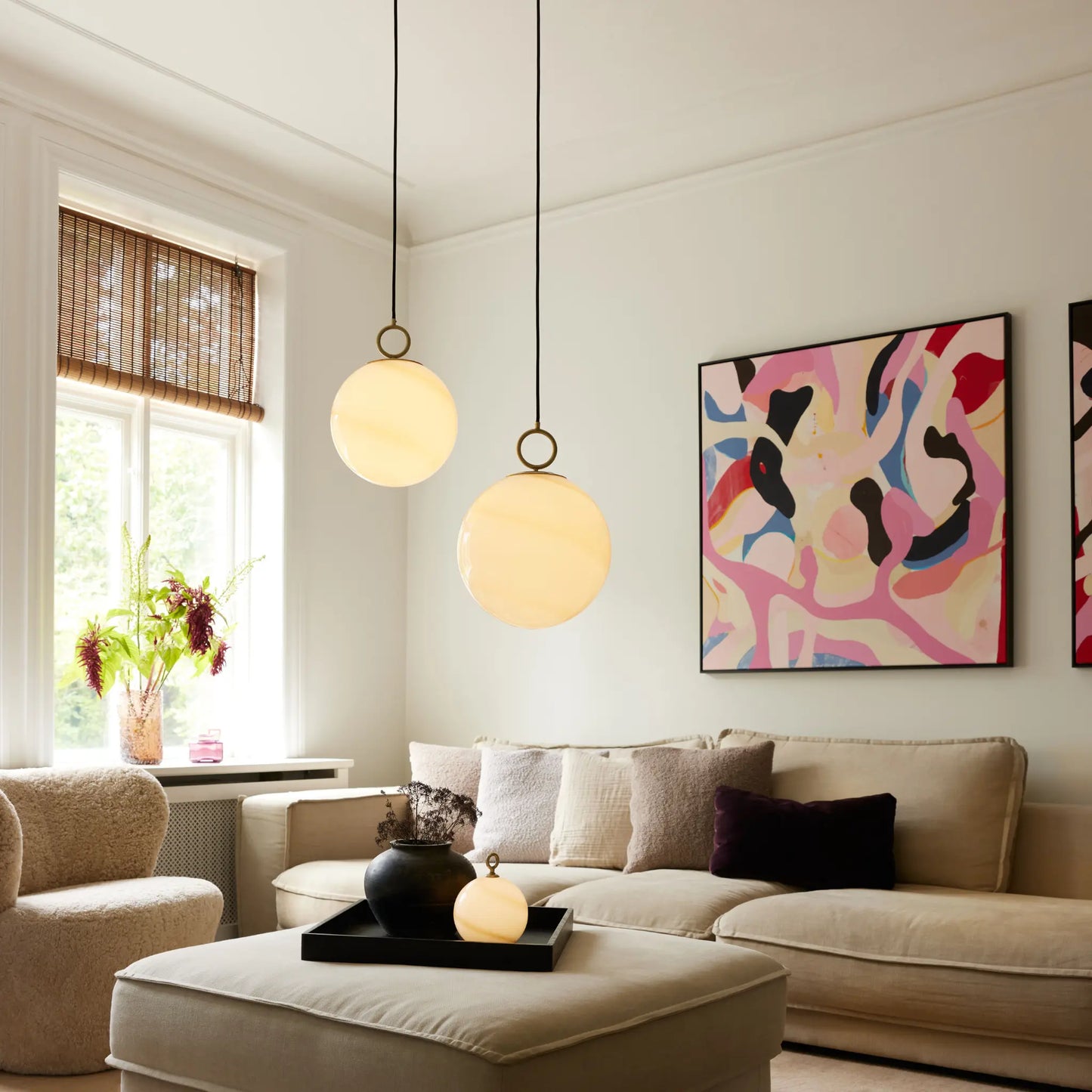 Halo Design Stockholm Taklampa Ø25 cm Marble Brown