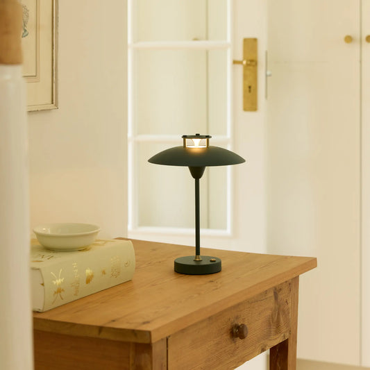 Halo Design Mini Stepp 1-2-3 Portabel Bordslampa, Dark Green