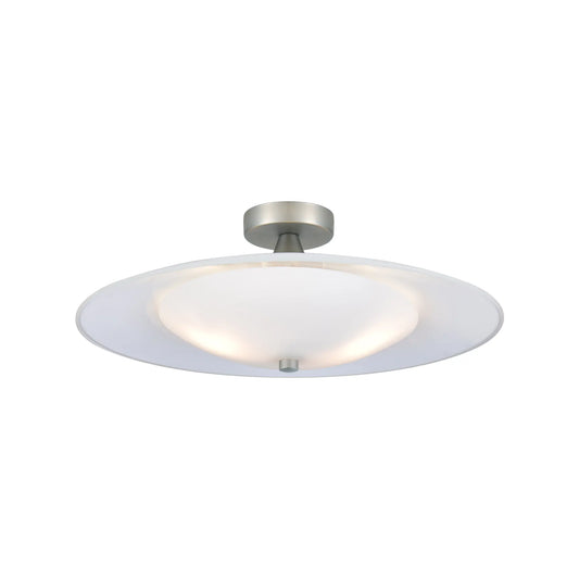 Halo Design Baroni Taklampa Ø46 cm, Opal/Borstat Stål