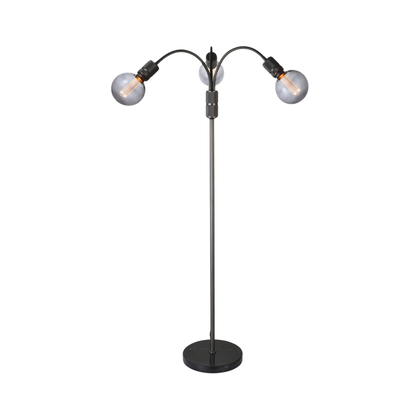 Halo Design Halo Golvlampa 3 Ljuskällor, Gun Black