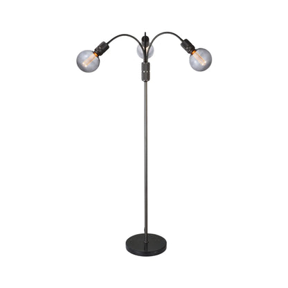 Halo Design Halo Golvlampa 3 Ljuskällor, Gun Black