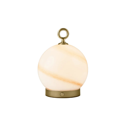 Halo Design Stockholm Portabel Bordslampa Marble Brown, Antique