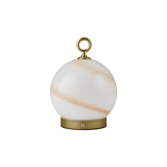 Halo Design Stockholm Portabel Bordslampa Marble Brown, Antique